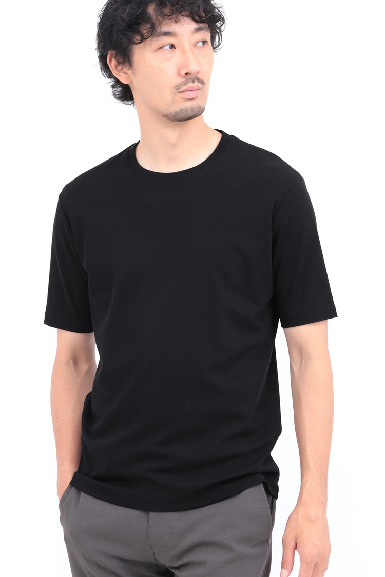 HIGH STREET(ハイストリート) |HIGH STREET∴ハイツイストスムースクルーネック半袖カットソー