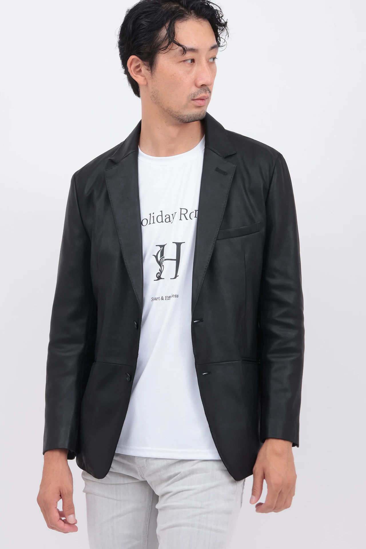 TORNADO MART 牛革ブラックレザーライダージャケットSIZE M ｺﾞｰﾄﾅｯﾊﾟﾗﾝﾚｻﾞｰJK / HIGH STREET（ハイストリート）のレザー通販