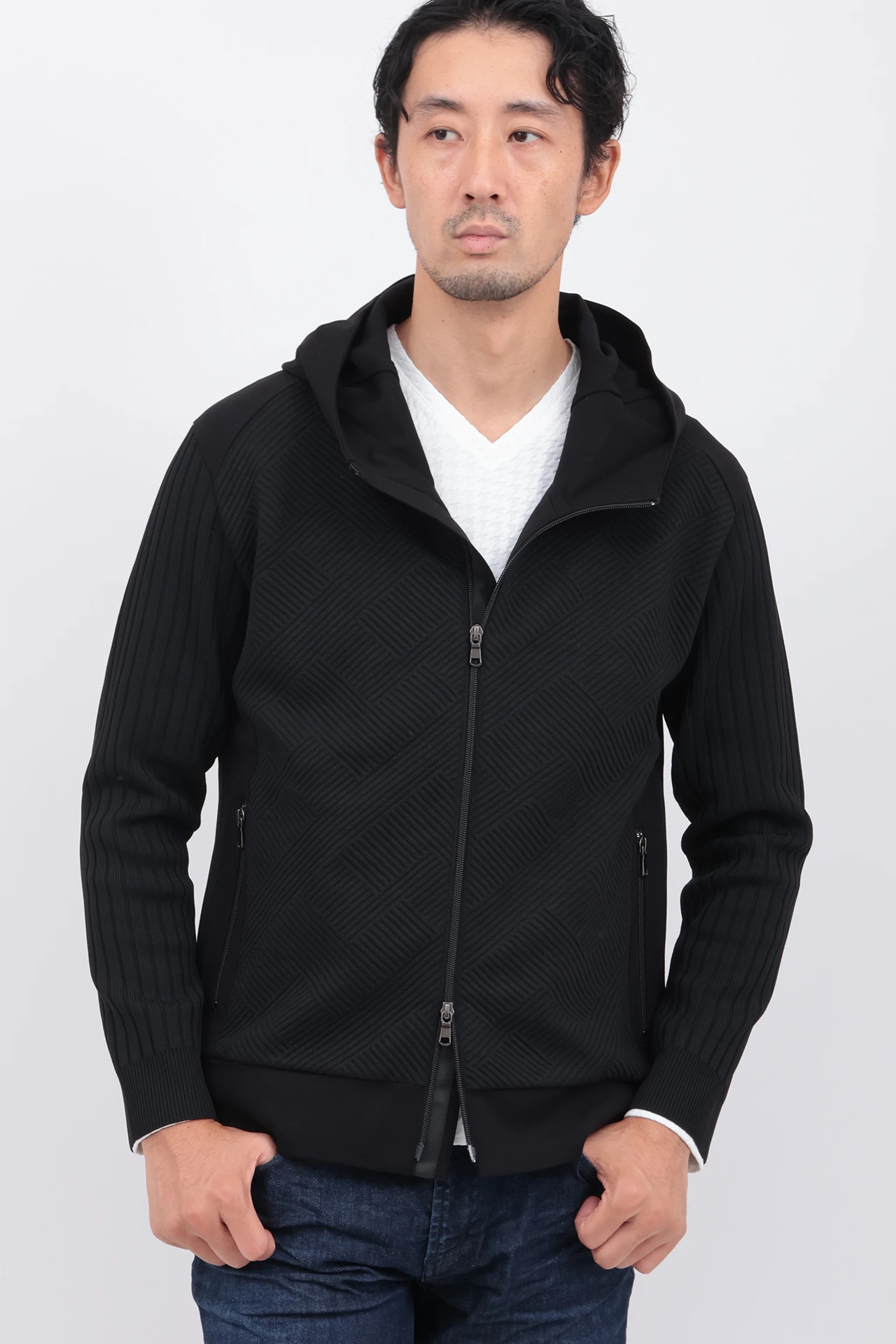 ﾆｯﾄｺﾝﾋﾞﾌｰﾃﾞｨｰBL / HIGH STREET（ハイストリート）のブルゾン通販