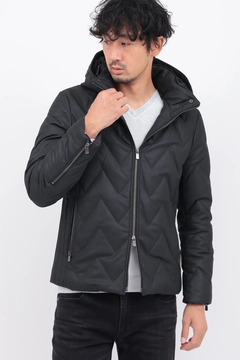 high street ブラウンレザー ジャケット X RAY Men's Hooded Stand Collar PU Motorcycle Leather Jacket – X