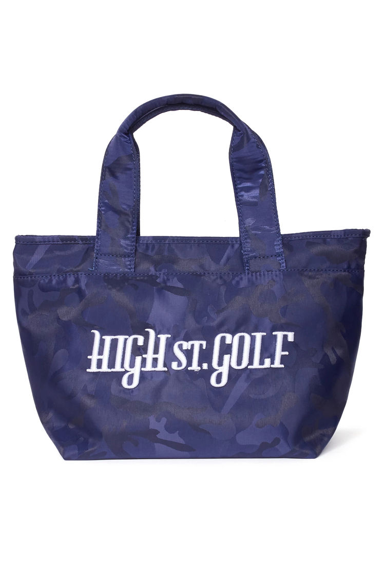 HIGH ST.GOLF(ハイストリートゴルフ) |【UNISEX】HIGH ST. GOLF∴3Dロゴ刺繍 カモ柄カートバッグ