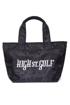 HIGH ST.GOLF(ハイストリートゴルフ) |【UNISEX】HIGH ST. GOLF∴3Dロゴ刺繍 カモ柄カートバッグ