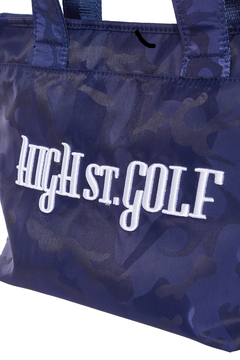 HIGH ST.GOLF(ハイストリートゴルフ) |【UNISEX】HIGH ST. GOLF∴3Dロゴ刺繍 カモ柄カートバッグ