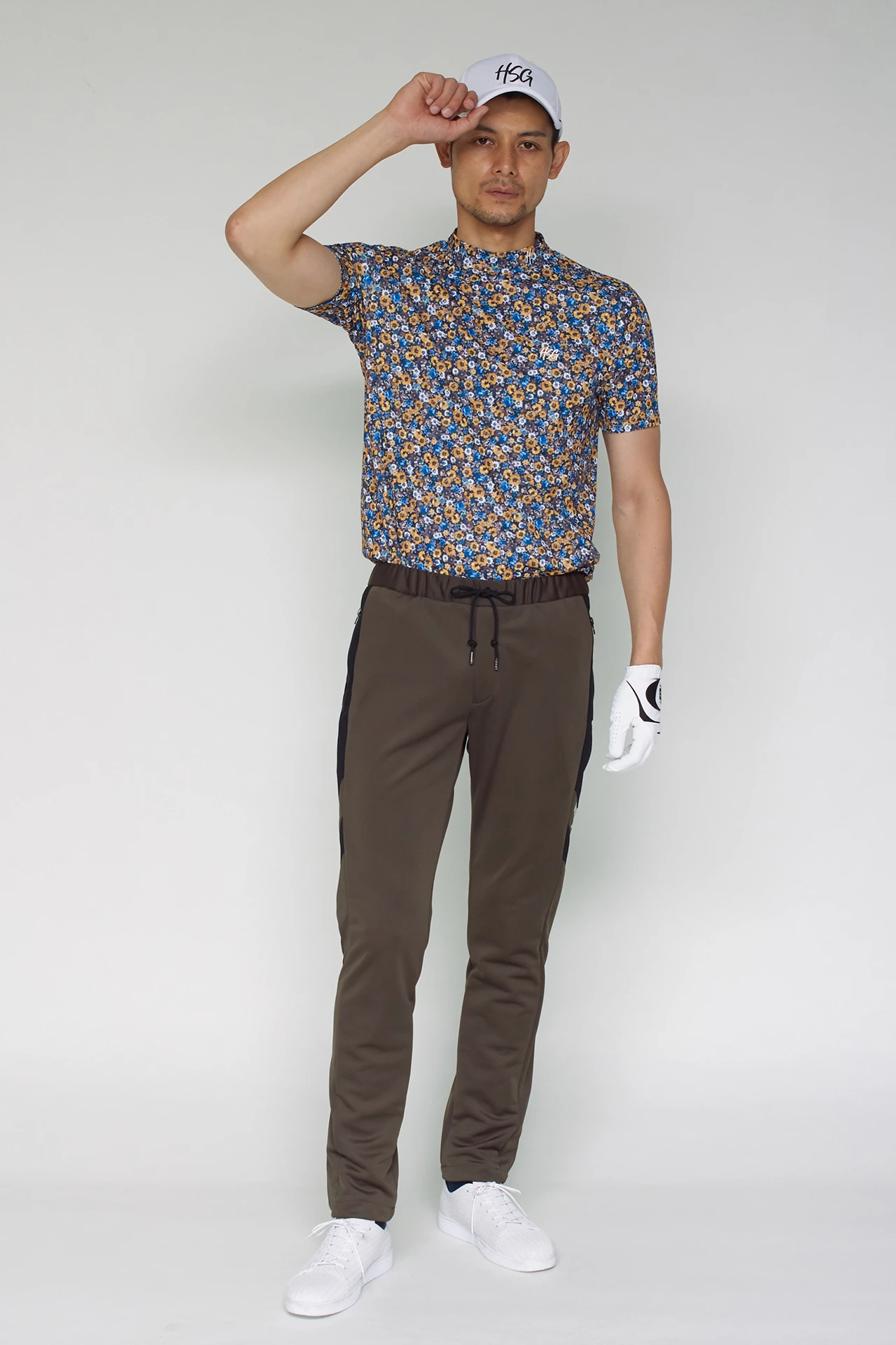 HIGH ST. GOLF∴サイドラインストレッチスリムイージーパンツ / HIGH