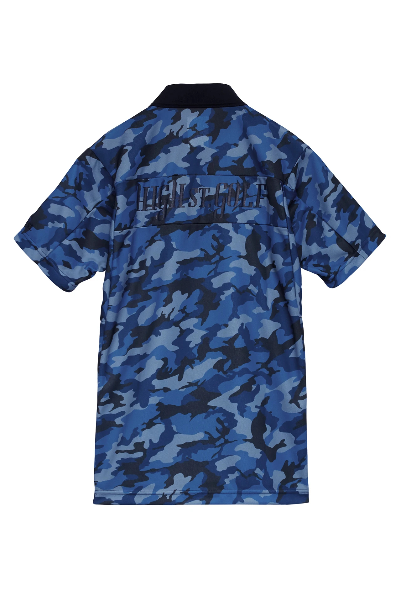 HIGH ST. GOLF∴カモ柄ハニカム鹿の子ポロシャツ ＜AdE＞ / HIGH ST