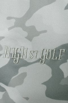 HIGH ST.GOLF(ハイストリートゴルフ) |HIGH ST. GOLF∴カモ柄ハニカム鹿の子ポロシャツ ＜AdE＞