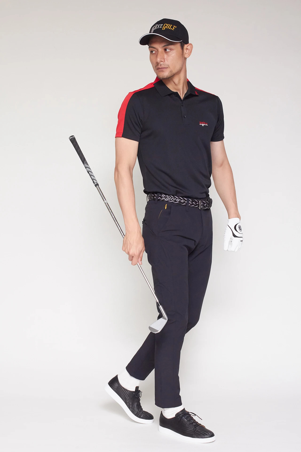 HIGH ST. GOLF∴バイカラー 半袖ポロシャツ / HIGH ST.GOLF（ハイ