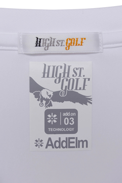 HIGH ST.GOLF(ハイストリートゴルフ) |HIGH ST. GOLF∴HSGロゴ クルーネックカットソー ＜AdE＞